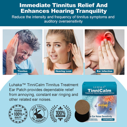 Luhaka™ TinniCalm Tinnitus-Behandlungs-Ohrpflaster 🦻