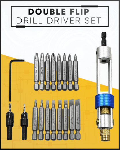 Double Flip Drill Driver Set (20pcs)